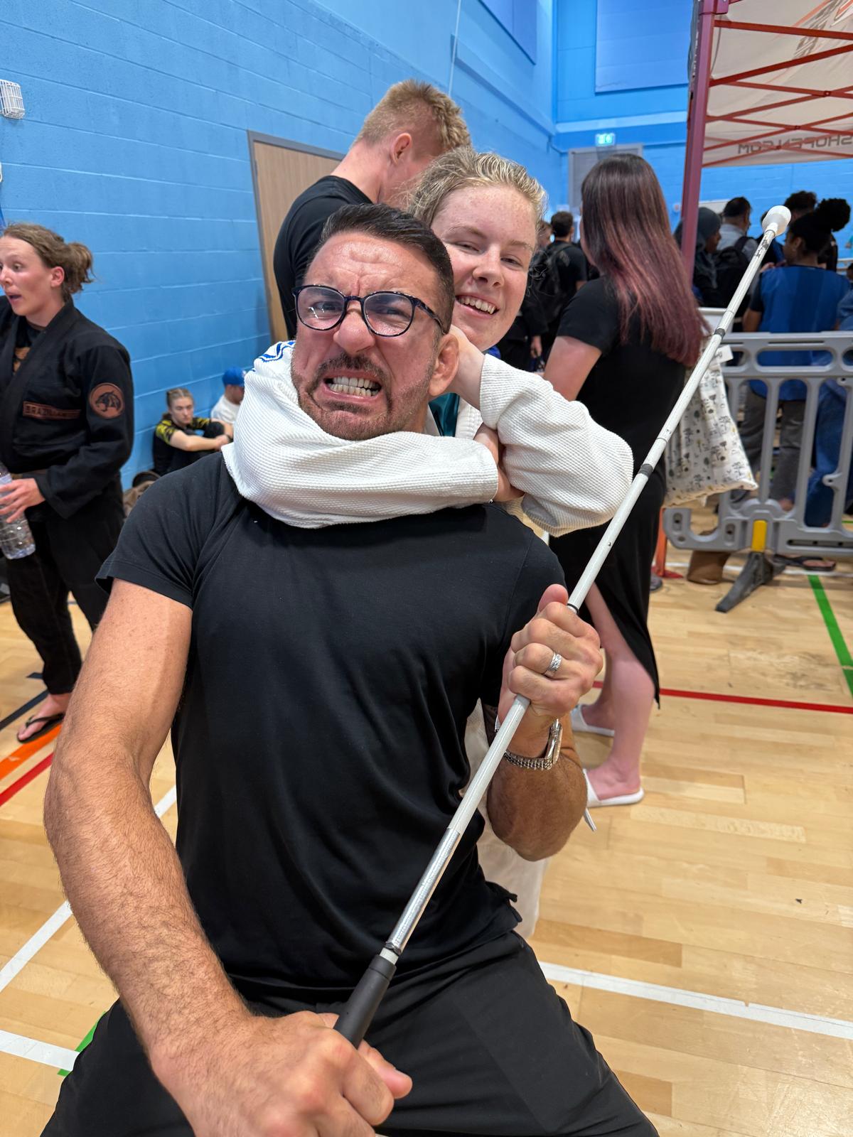 Megan competes at Brazilian Jiu-Jitsu Open